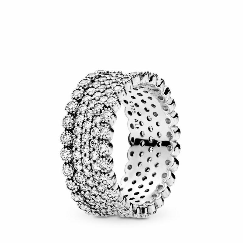 Inele statement Pandora Lavish Sparkle Argint (cX9iPBhJ)